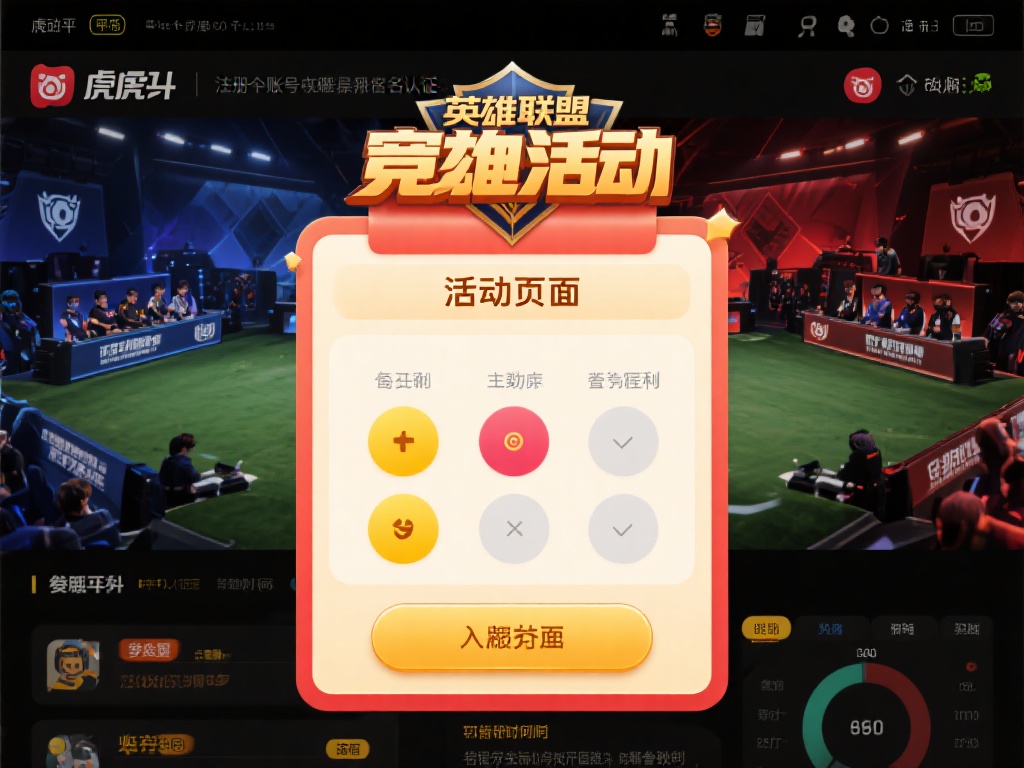 参与虎牙的《英雄联盟》竞猜活动并不复杂。首先，你需